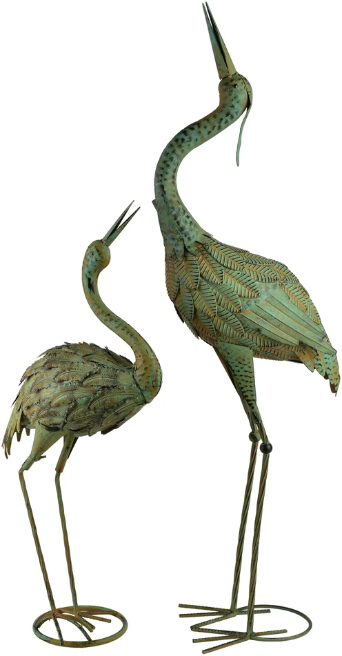 Mondex Since 1986 CEDRIC Figura metalo sp. ŻURAW 40x20x67cm