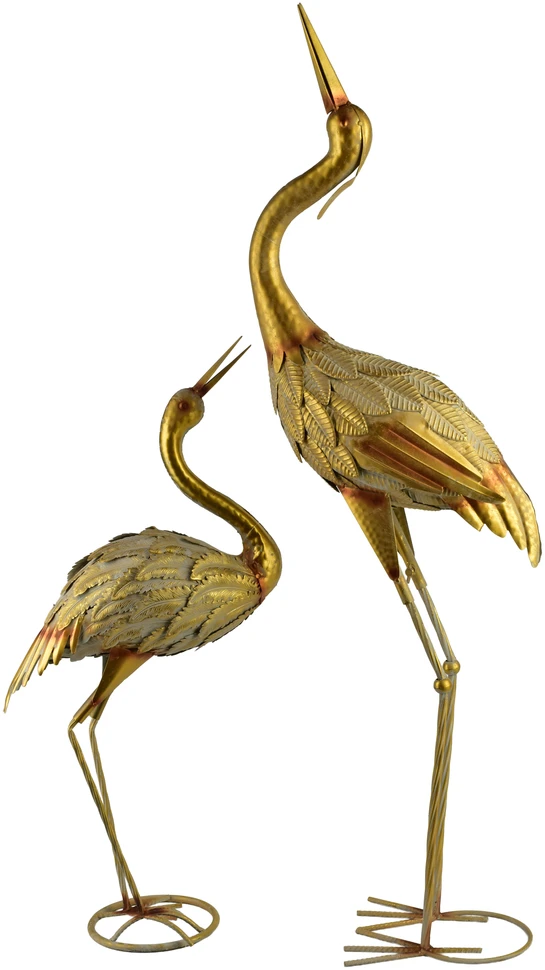 Mondex Since 1986 CEDRIC Figura metalo sp. ŻURAW 35x20x67cm