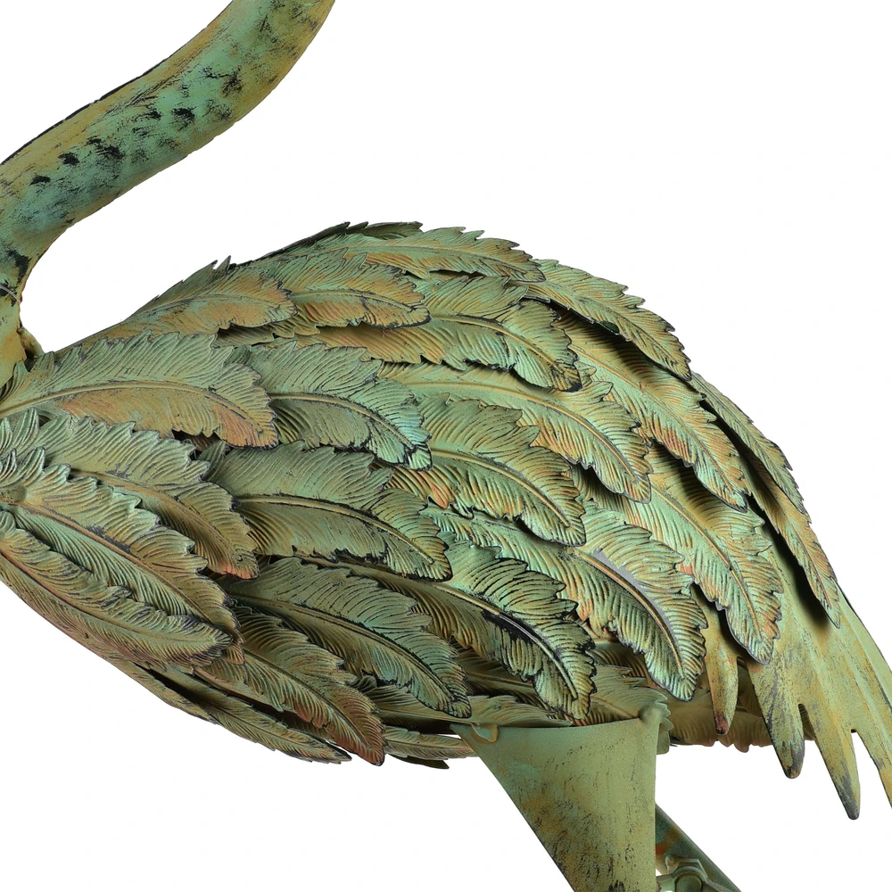 Mondex Since 1986 CEDRIC Figura metalo sp. ŻURAW 40x20x67cm