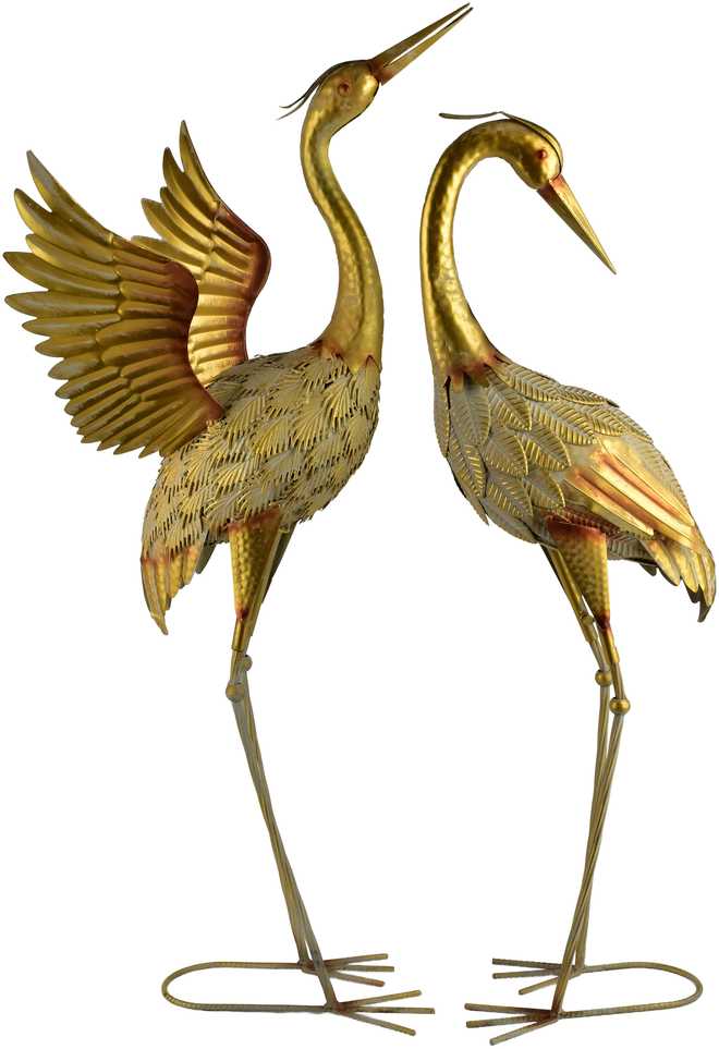 Mondex Since 1986 CEDRIC Metalinė figūra HERON 45.5x38x95m išskleidę sparnus