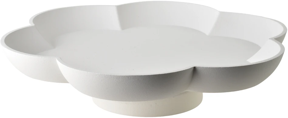 Mondex Since 1986 DAZ Dekoratyvinė lėkštė 30x30x8cm gėlė balta