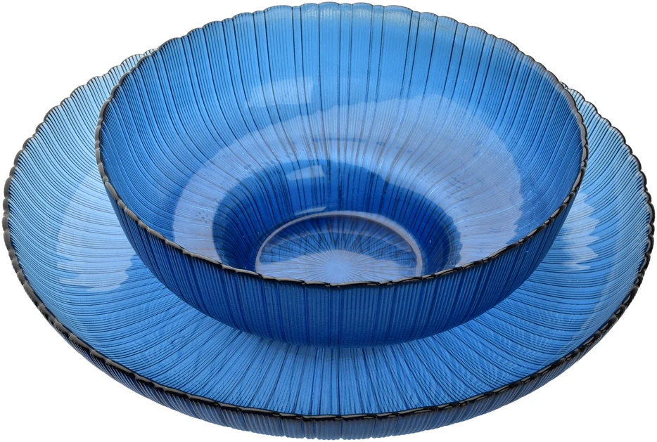 Mondex Since 1986 DAZ GLASS Misa patera 25,5x10,5cm