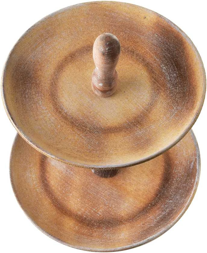 Mondex Since 1986 DAZ dekoratyvinė dviejų aukštų lėkštė 21/24x30cm