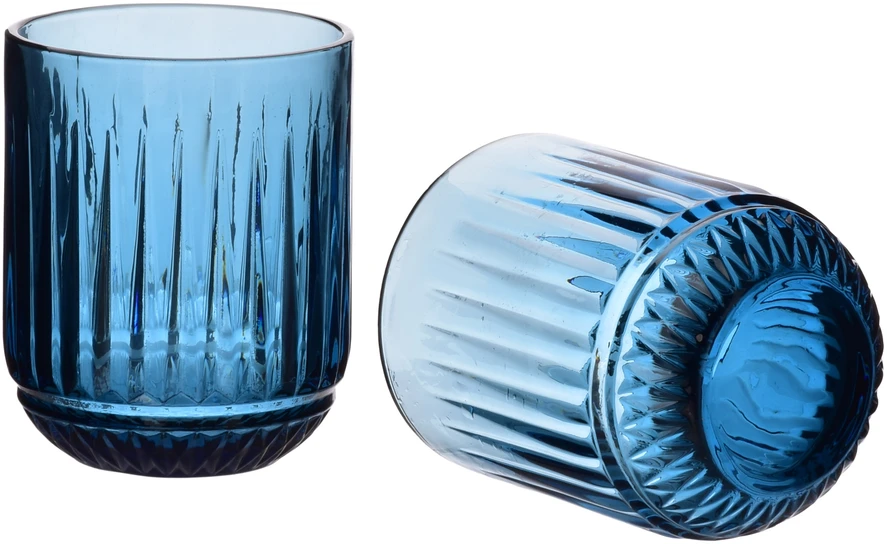 Mondex Since 1986 ELISE Mėlynas 4 stiklinių rinkinys 260 ml 7,5 x 7,5 x 9,4 cm
