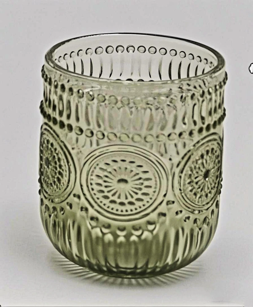 Mondex Since 1986 ELISE Žalias 4 stiklinių rinkinys 260 ml 7,5 x 7,5 x 9,2 cm