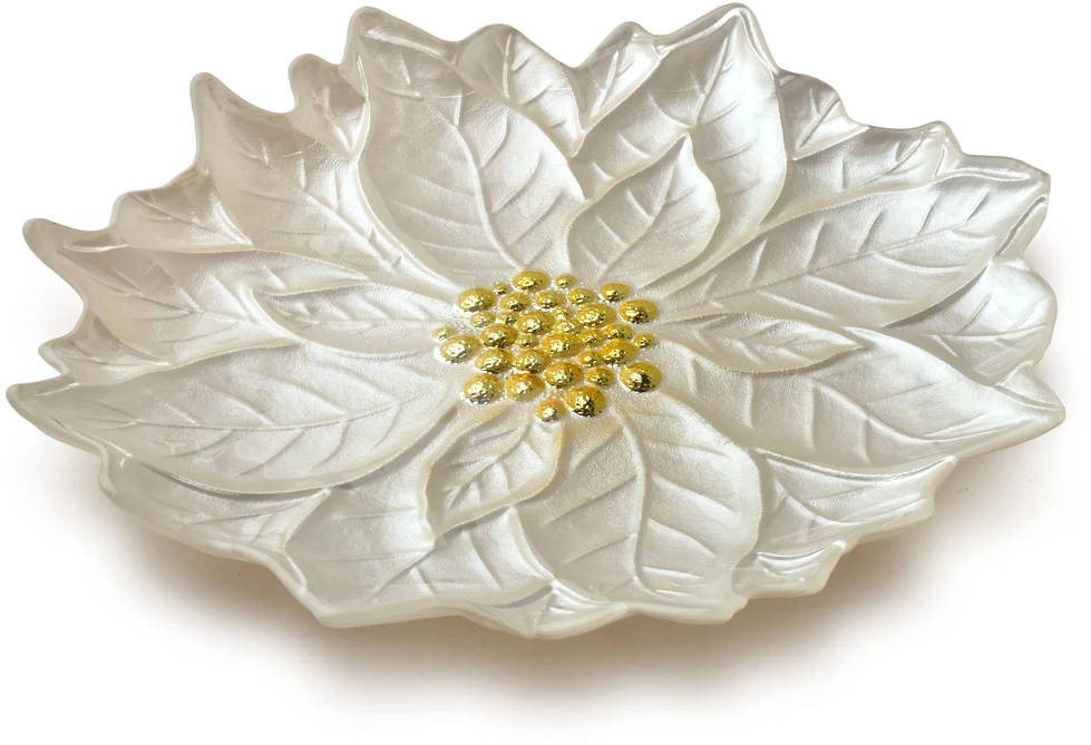 Mondex Since 1986 FLOWIE Lėkštė 31,5x31,5x3,6cm balta