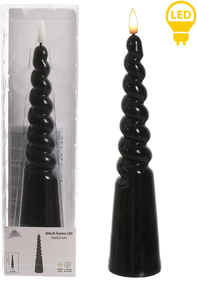 Mondex Since 1986 Yermos IDALIA LED žvakė 5xh25cm