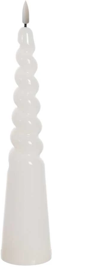 „Mondex Since 1986 IDALIA“ LED žvakė 5 x 25 cm kūgio formos