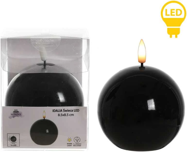 Mondex Since 1986 Beliani IDALIA LED žvakė 9xh11cm