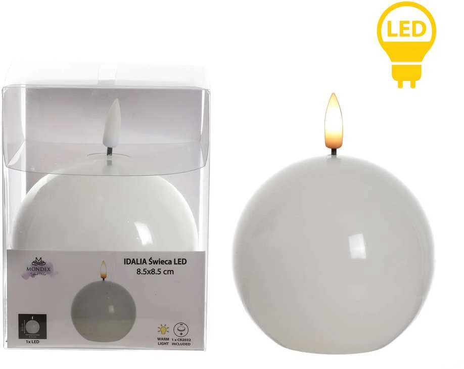 Mondex Since 1986 Beliani IDALIA LED žvakė 9xh11cm