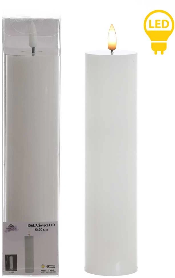 Mondex Since 1986 Yermos IDALIA LED žvakė 5xh23cm