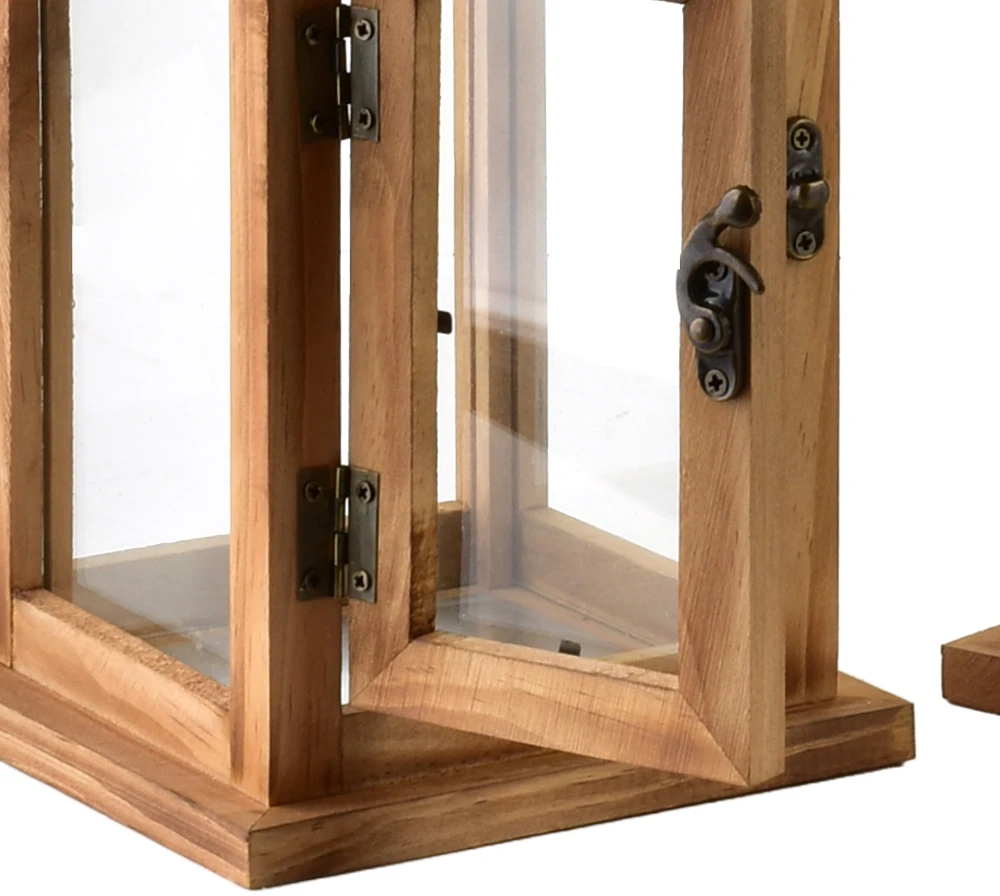 Mondex Since 1986 LEVI Komplet 2 latarni 21x21x48cm/14x14x30cm