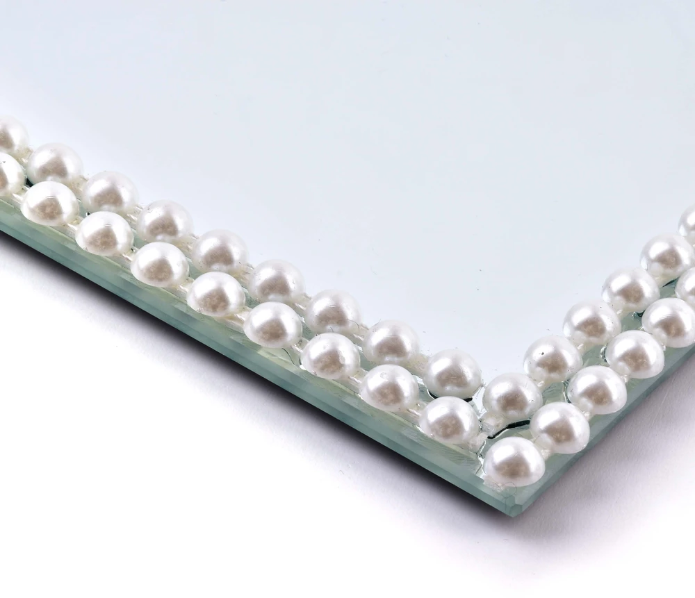 Mondex Since 1986 MARGOT PEARL Podstawka pod świecę artykuł dekoracyjny 15x15x1cm