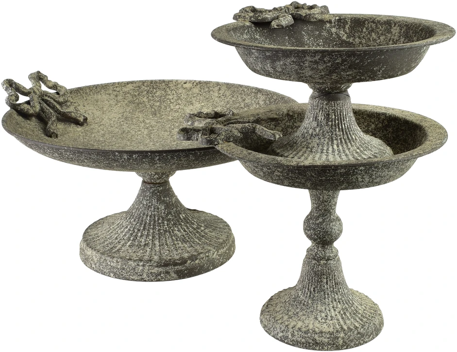 Mondex Since 1986 MILAGA Dekoratyvinė lėkštė 28x24,5x14 cm metalinis kaspinas