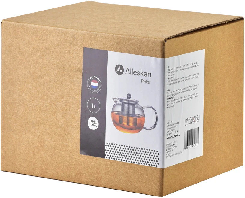 Mondex Since 1986 PETER Dzbanek 1000 ml sidabrinė filtras