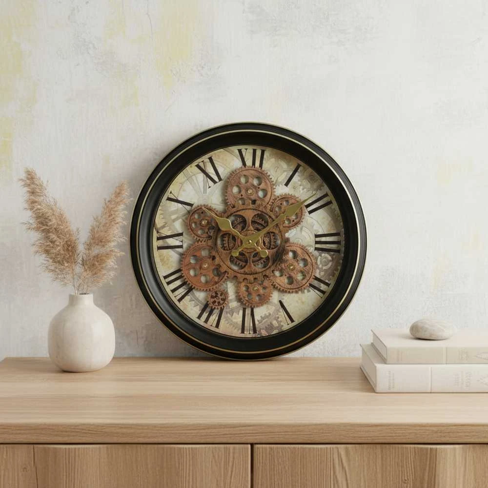 Mondex Since 1986 RAMSEY 35 cm laikrodis su judančiu mechanizmu 35x35x7cm