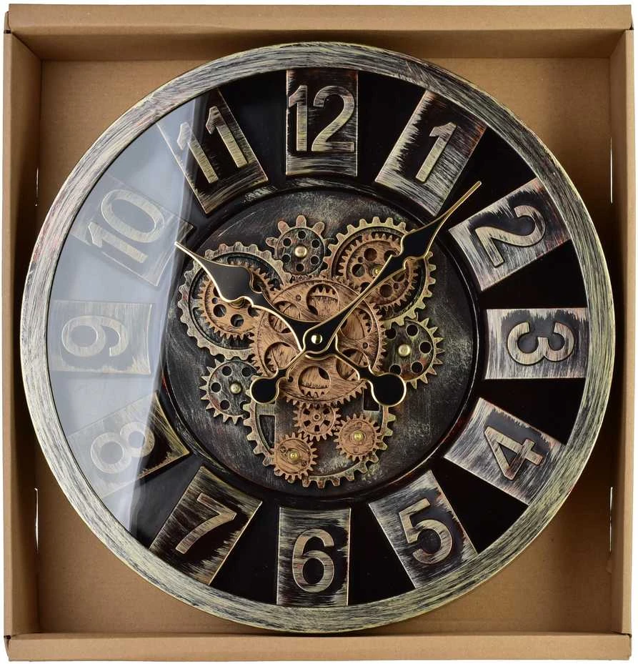 Mondex Since 1986 RAMSEY 40 cm laikrodis su judančiu mechanizmu 40x40x7cm