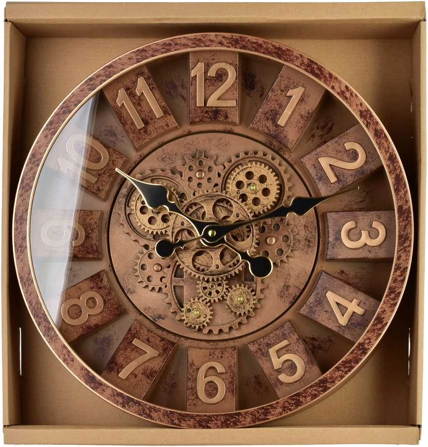 Mondex Since 1986 RAMSEY 40 cm laikrodis su judančiu mechanizmu 40x40x7cm
