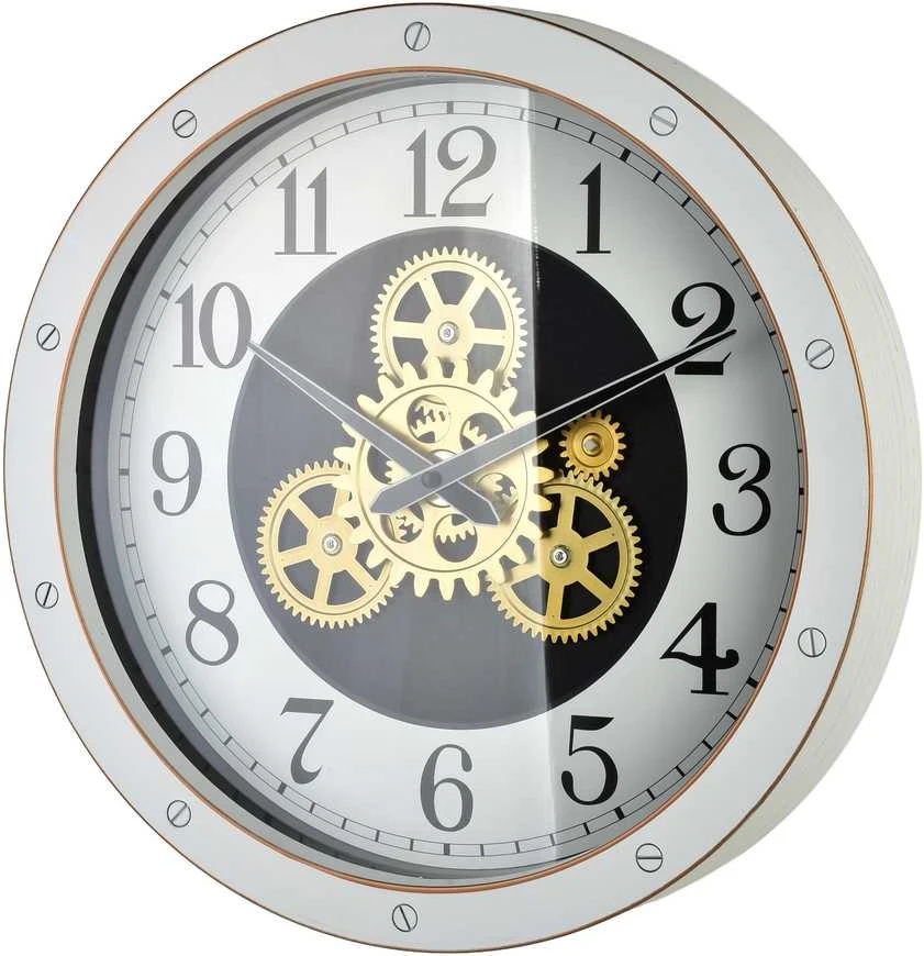 Home Styling Collection Mondex Since 1986 RAMSEY 40 cm laikrodis su judančiu mechanizmu 40x40x7cm