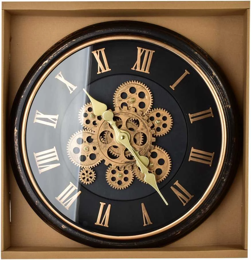 Home Styling Collection Mondex Since 1986 RAMSEY laikrodis 45cm su judančiu mechanizmu 45x45x8cm