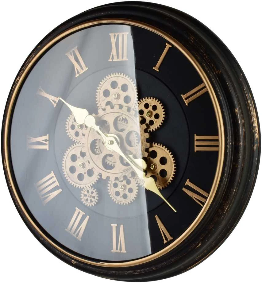Home Styling Collection Mondex Since 1986 RAMSEY laikrodis 45cm su judančiu mechanizmu 45x45x8cm