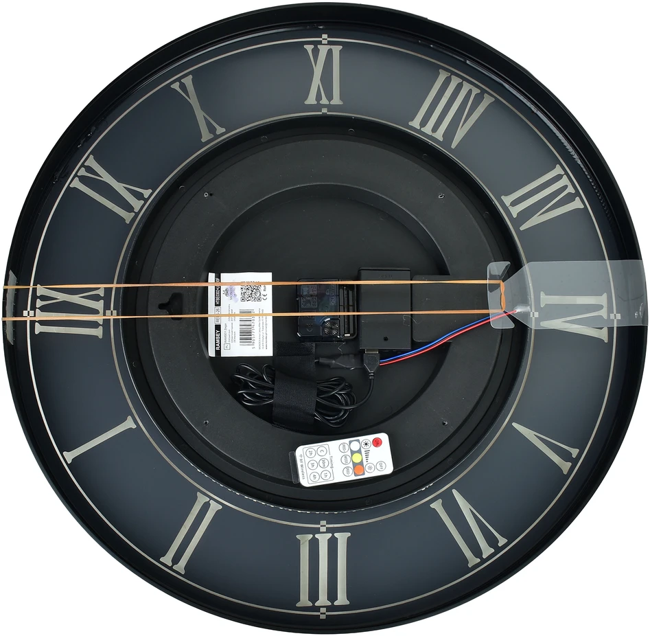 Mondex Since 1986 RAMSEY Laikrodis su pašvietimu 60x60x4,5cm lustrzany su pultu