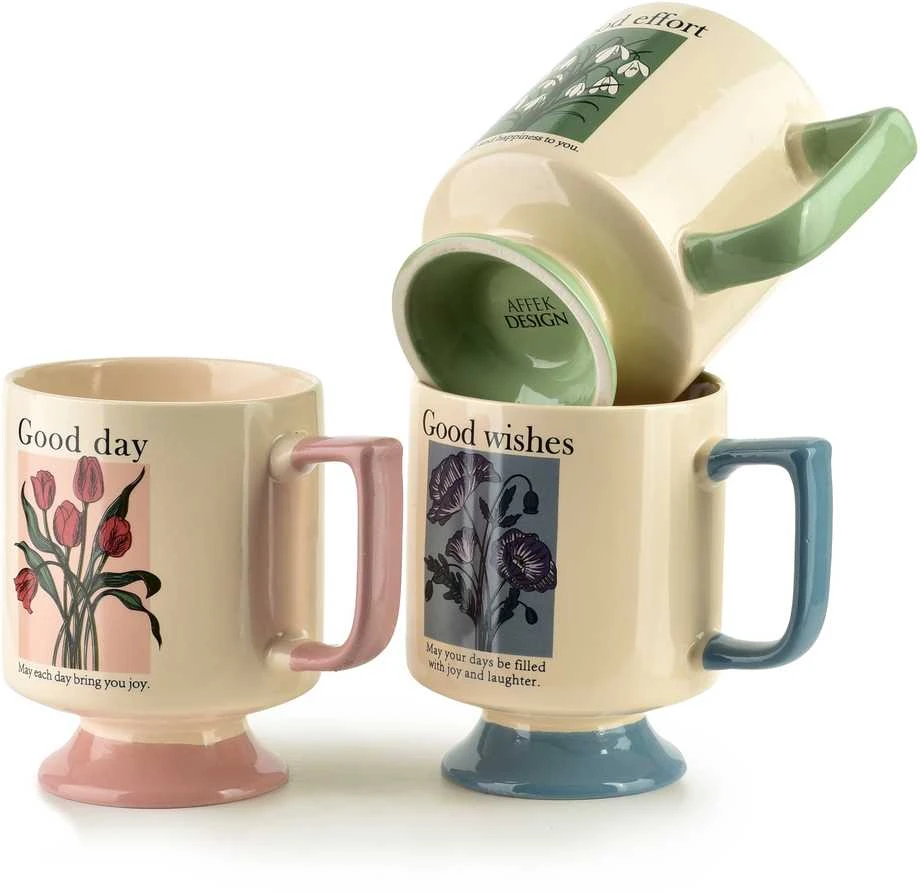 Mondex Since 1986 REJKA Puodelis na stópce 300ml 8x11,5x10,5cm