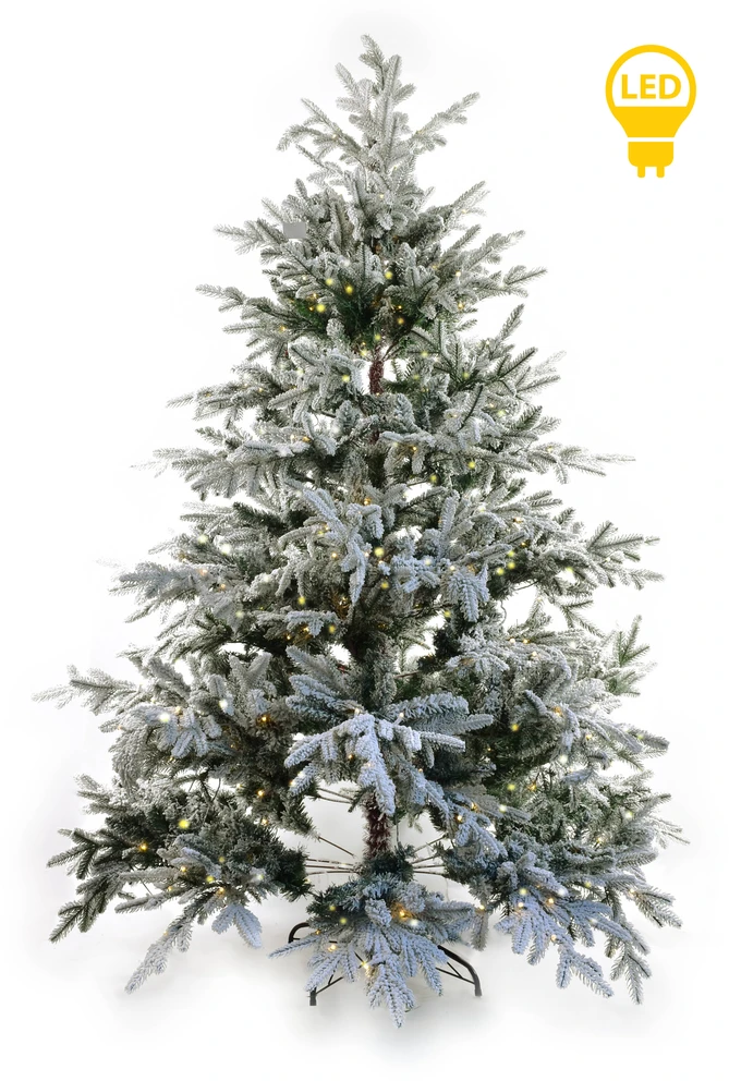 Mondex Since 1986 SANTA LILA Choinka 240cm LED ośnieżona