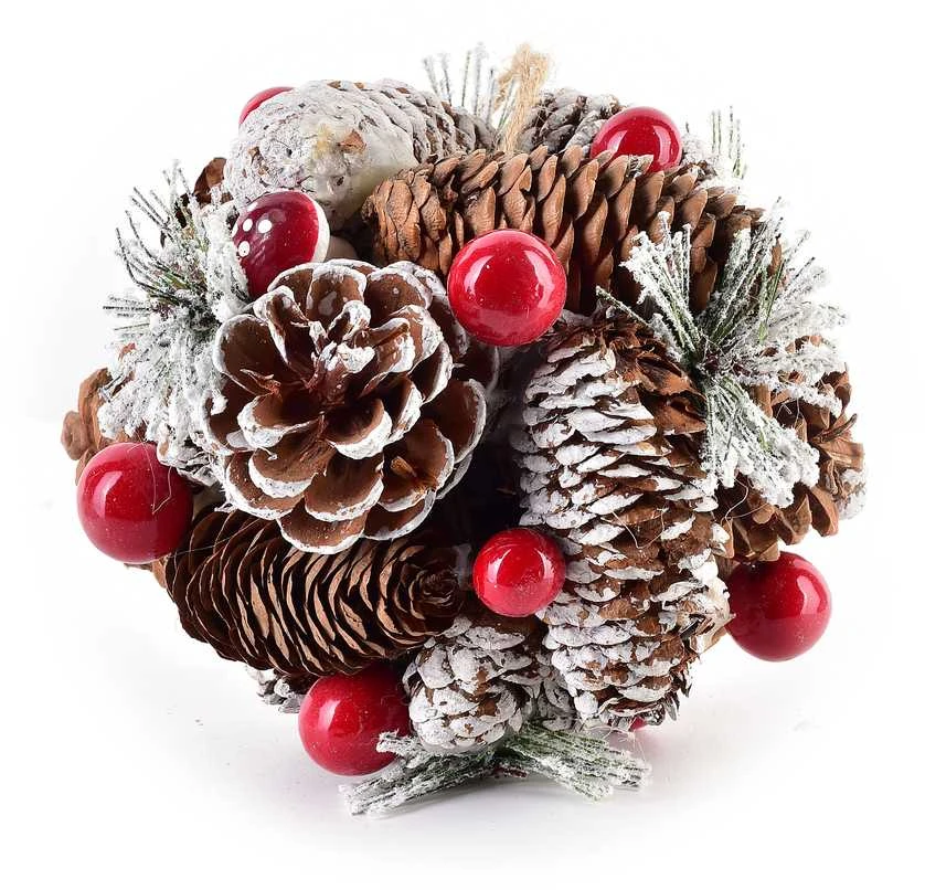 Mondex Since 1986 Affek Design SANTA LILA Dekoratyvinis kamuolys pakabinimui, 12 cm