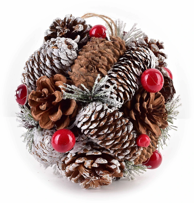 Mondex Since 1986 Affek Design SANTA LILA Dekoratyvinis kamuolys pakabinimui, 15 cm