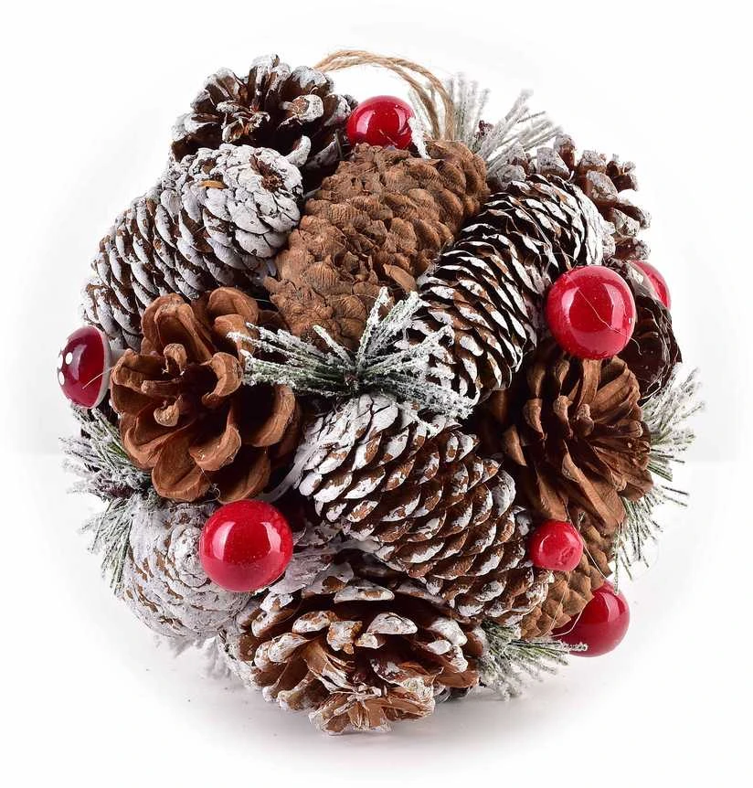 Mondex Since 1986 Affek Design SANTA LILA Dekoratyvinis kamuolys pakabinimui, 15 cm