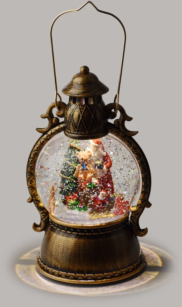 Mondex Since 1986 SANTA LILA Dekoracja świąteczna LED 12x12x21cm