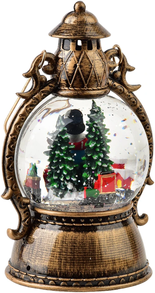 Mondex Since 1986 SANTA LILA Dekoracja świąteczna LED 12x 12x21cm
