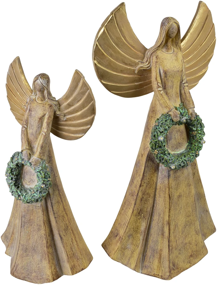 Mondex Since 1986 SANTA LILA Figura Anioł LED 20x13x40cm