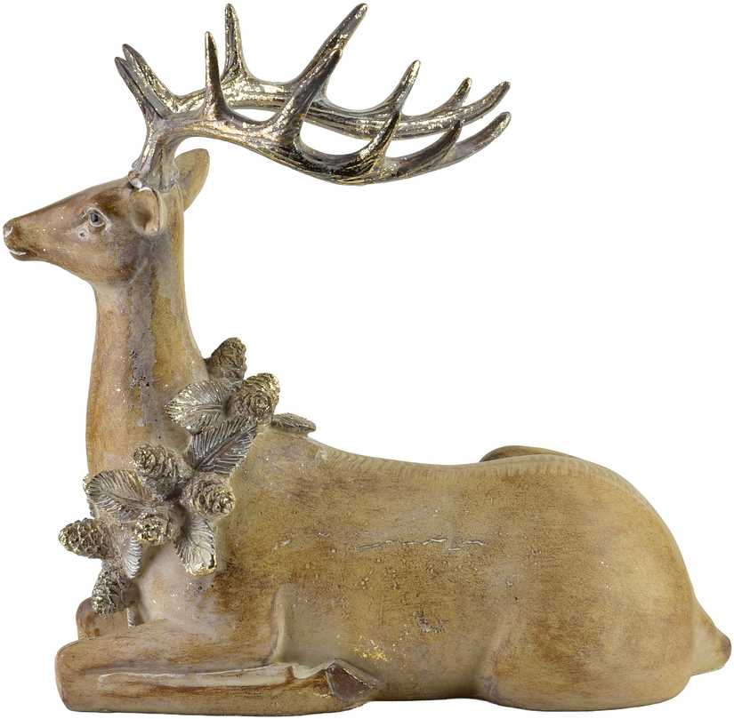Mondex Since 1986 SANTA LILA Figura Jeleń 30,5x15,5x28,5 cm