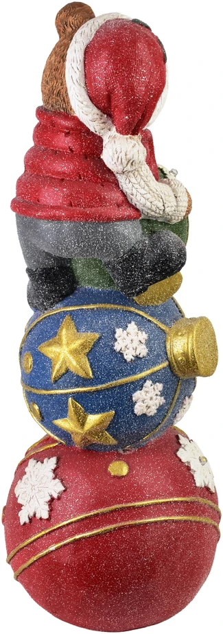 Mondex Since 1986 SANTA LILA Figura Meškiukas LED 24,5x24,5x65cm
