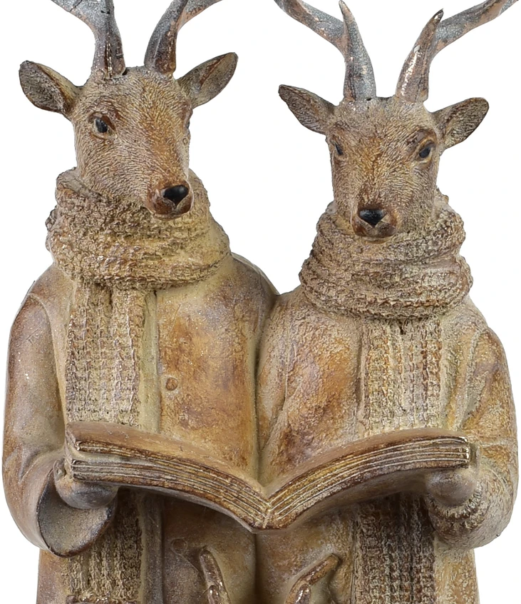 Mondex Since 1986 SANTA LILA Figura łosie rodzina 15x11x42cm