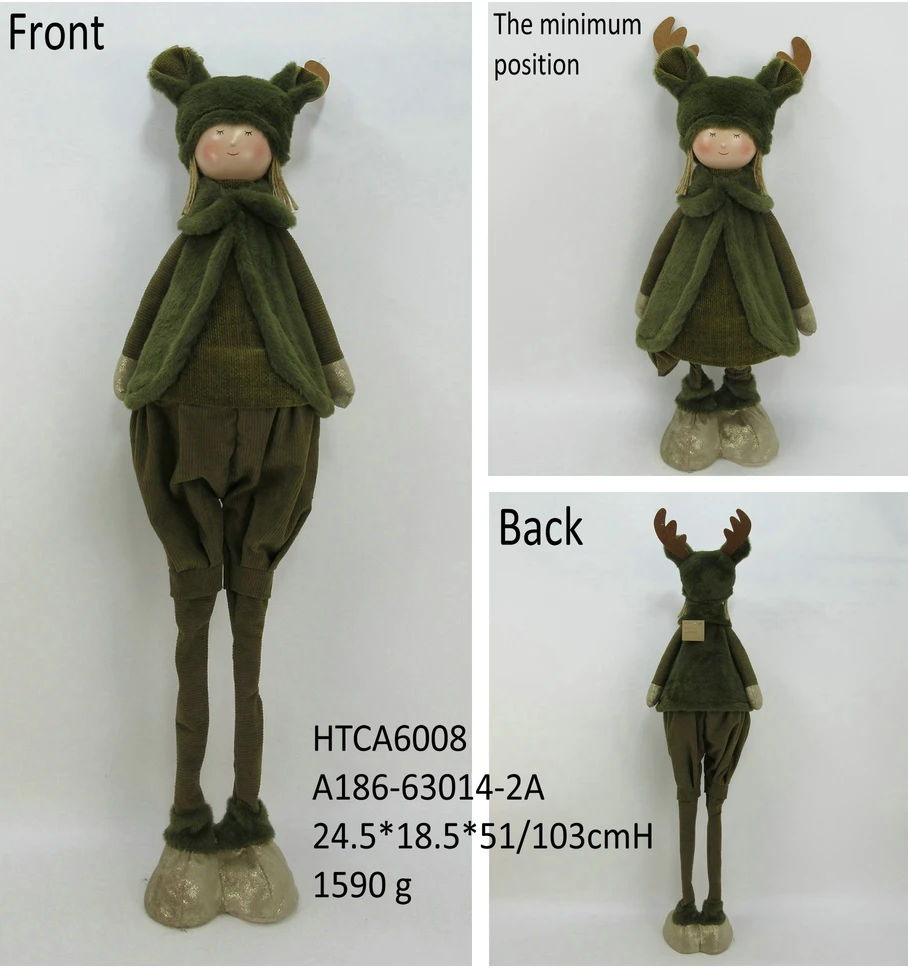 Mondex Since 1986 SANTA LILA Figura pluszowa Chłopak 22x19x67/103cm teleskopowy