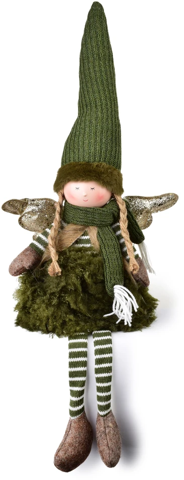 Mondex Since 1986 SANTA LILA Figura pluszowa Anioł Dziewczynka 17x11x40/67cm siedząca