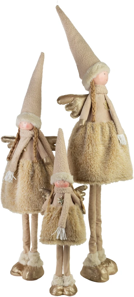 Mondex Since 1986 SANTA LILA Figura pluszowa Anioł Dziewczynka 22x19x80/116cm teleskopowa