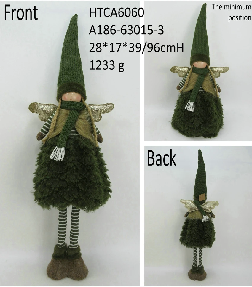 Mondex Since 1986 SANTA LILA Figura pluszowa Anioł Dziewczyna 28x17x64cm teleskopowa