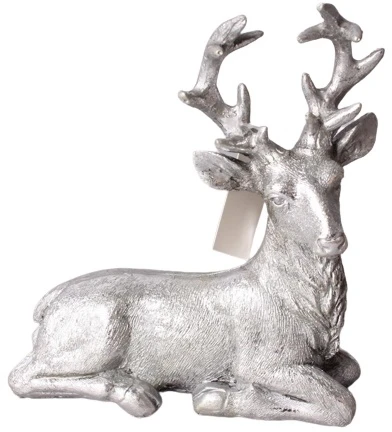Mondex Since 1986 SANTA LILA Figūrėlė Jeleń sidabrinė 15x7x18 cm