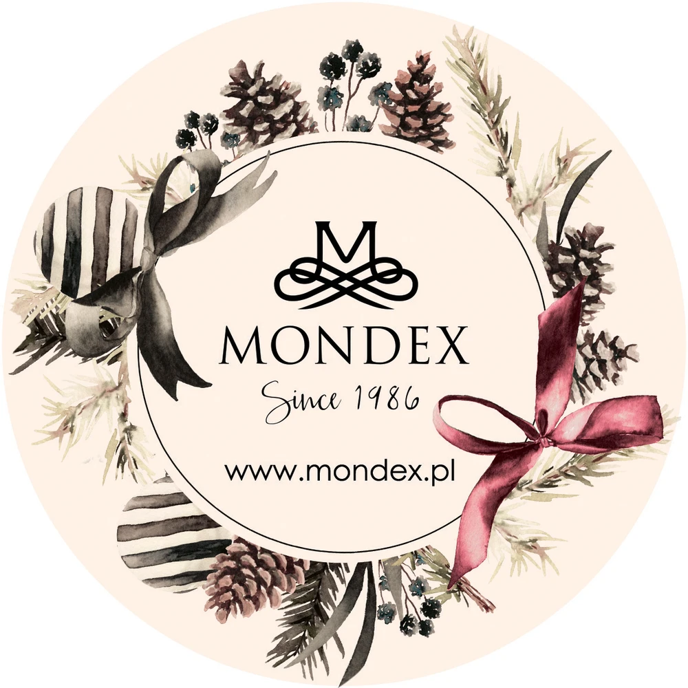 Mondex Since 1986 SANTA LILA Komplet 6 bombek 8cm