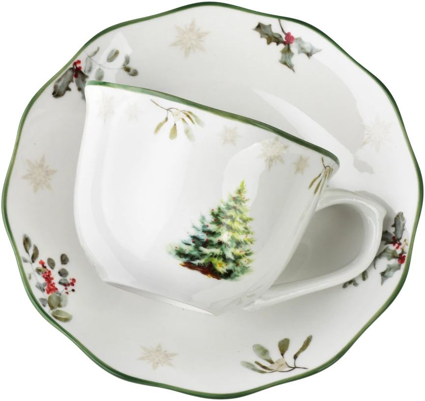 Mondex Since 1986 SANTA LILA puodelis su lėkštute 220 ml