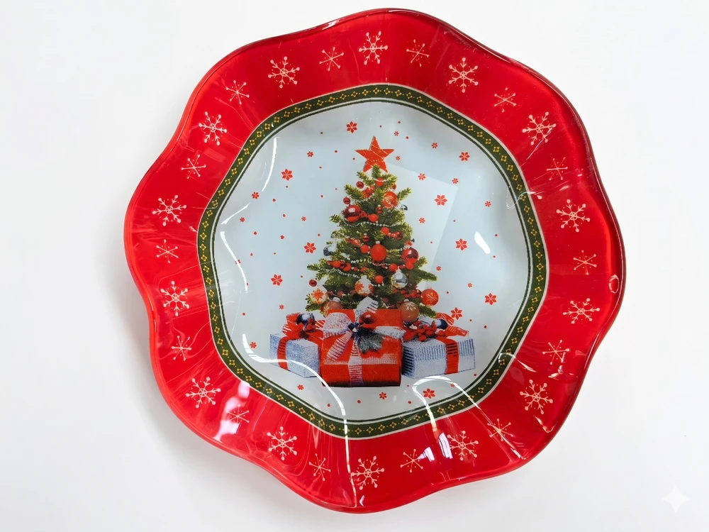 Mondex Since 1986 SANTA LILA Talerz dekoracyjny 28,5x28,5x4cm