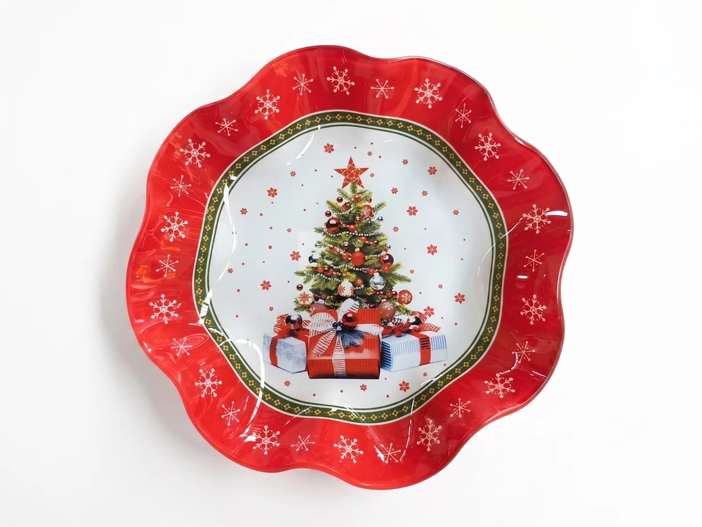 Mondex Since 1986 SANTA LILA Talerz dekoracyjny 19x19x3,7cm