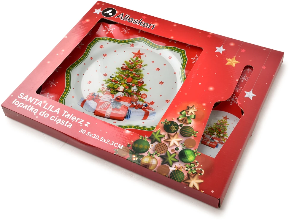 Mondex Since 1986 SANTA LILA Talerz su łopatką do ciasta 30,5x30,5x2,3cm