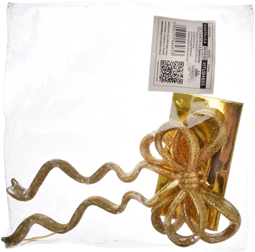 Mondex Since 1986 SANTA LILA Zawieszka Wstążka 15x8cm