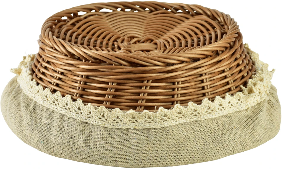 Mondex Since 1986 SINO Koszyk 20x20x7cm su polirattanu materiał koronka