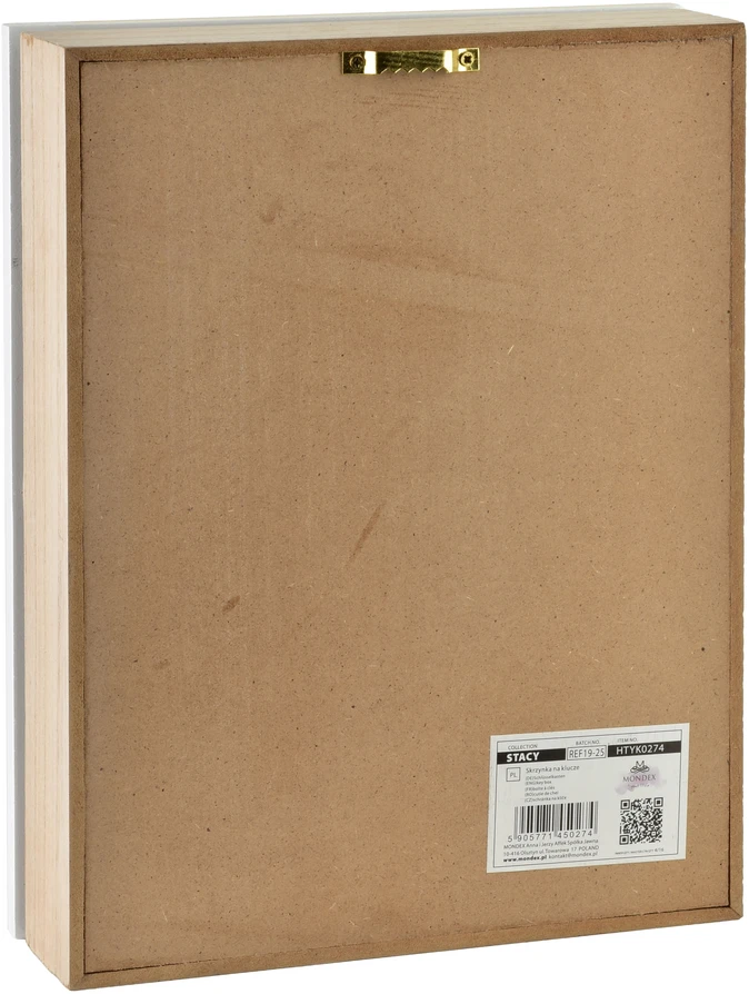 Mondex Since 1986 STACY Raktų dėžutė 26x20x5.5 cm medaus-tamsiai mėlynos spalvos lapai
